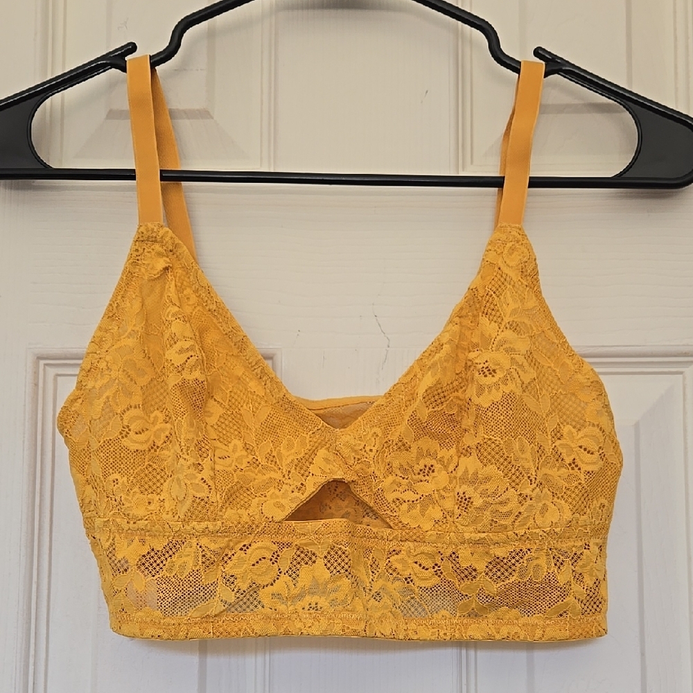 Yellow Lace Bralette